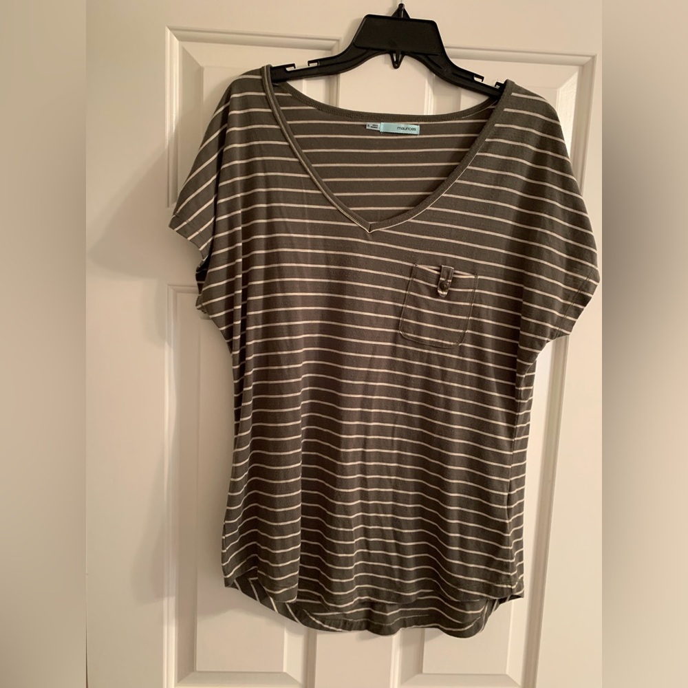 Maurices striped shirt.